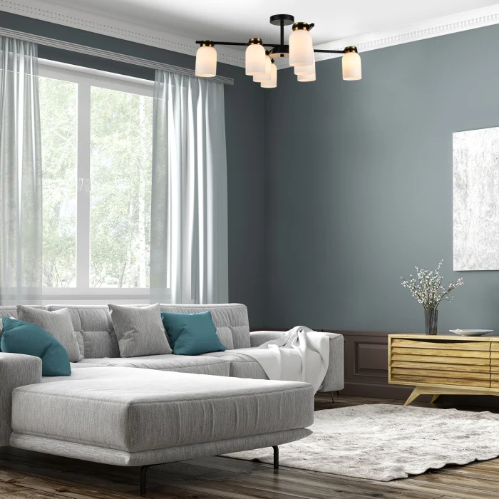 Потолочная люстра на штанге MADISON ESCADA 1151/8P