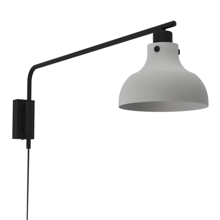 Бра MATLOCK, 1Х40W, E27, L200, H250, A800, сталь, серый, черный EGLO 43843