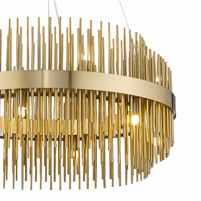 Подвесная люстра Delight Collection Sfinks P68082-12 ant. brass
