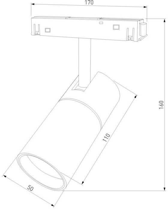 Трековый светильник Elektrostandard Slim magnetic 4690389178870