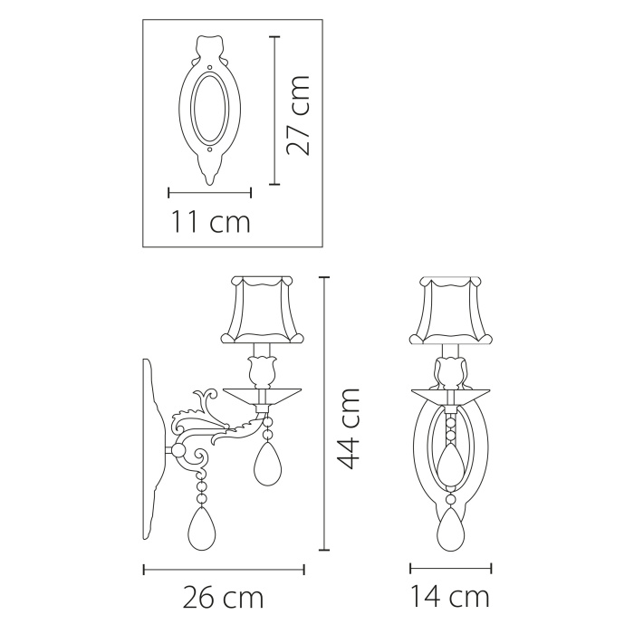 Бра Fiocco Osgona 701611