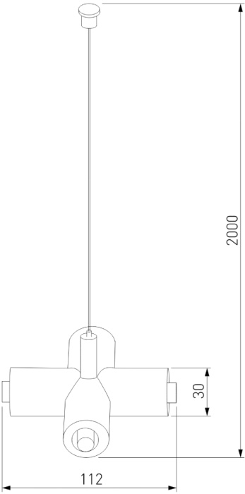 Набор подвеса Х-образный с питанием Elektrostandard Module system 4690389204654
