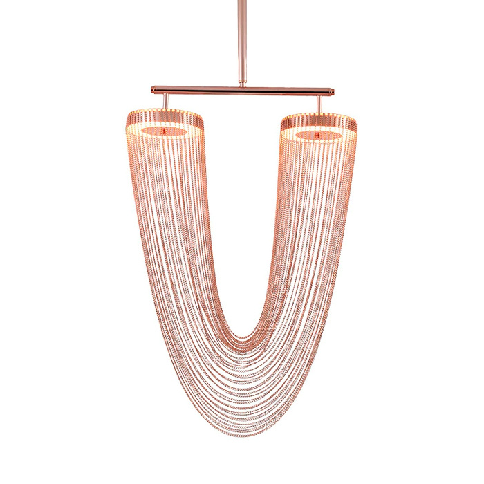 Подвесная люстра Delight Collection Otero 8608P copper