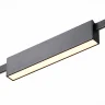 Магнитный трековый светильник FARM Черный LED 1*12W 3000K 576Lm Ra90 120 IP20 L232xW24x ST817.406.12