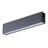 Магнитный трековый светильник FARM Черный LED 1*12W 3000K 576Lm Ra90 120 IP20 L232xW24x ST817.406.12