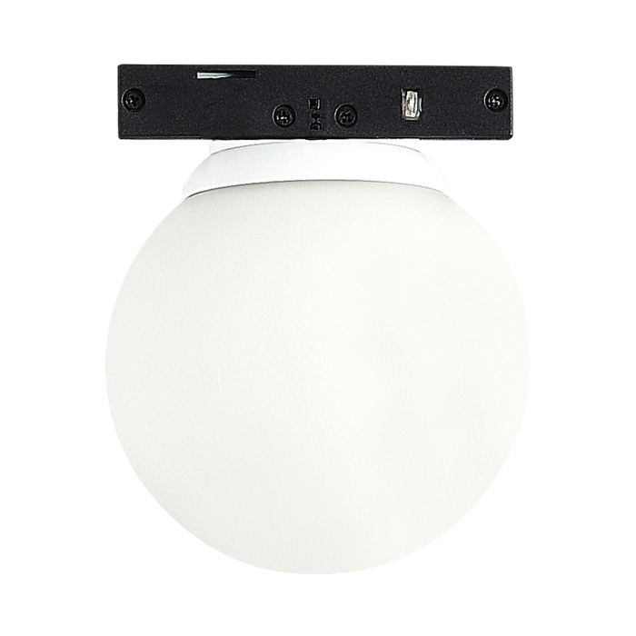 Магнитный трековый светильник Белый LED 1*3W 3000K Lm Ra>80 360° IP20 D60xH- 24V ST687.536.03