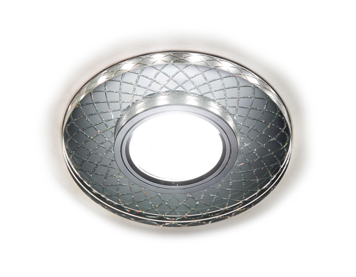 Встраиваемый точечный светильник MR16 со светодиодной подсветкой Ambrella light S173 CL/CH