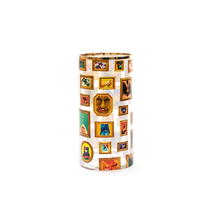 Ваза Seletti Toiletpaper Glass Vase 14172
