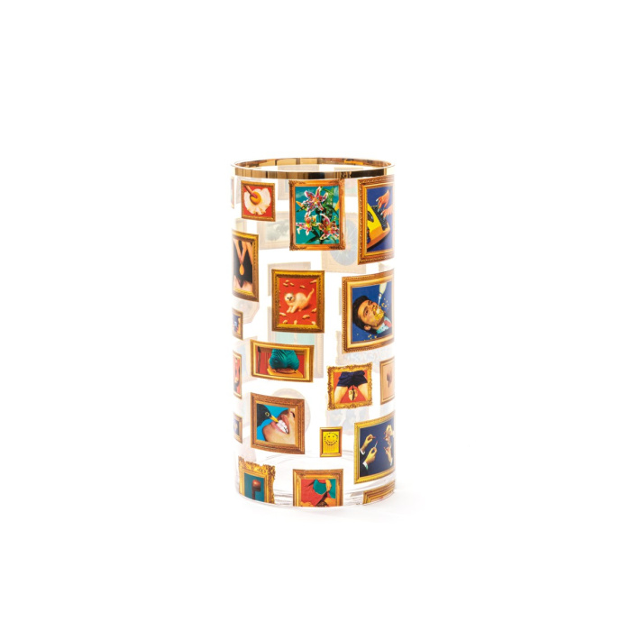 Ваза Seletti Toiletpaper Glass Vase 14172
