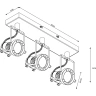 Спот Arte Lamp COSTRUTTORE A4300PL-3WH