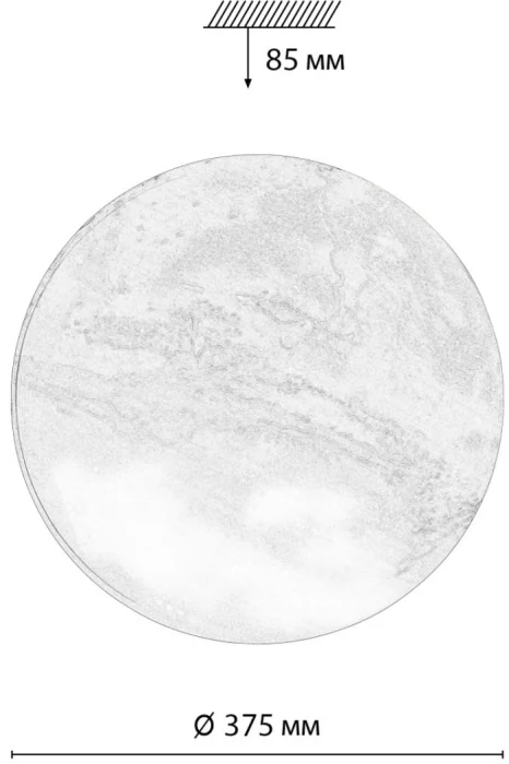 7725/DLN PALE SN 120 Светильник пластик/мульти LED 48Вт 3000/4000/6000К D375 IP43 CCT MARS