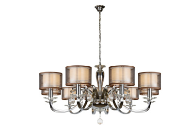 Подвесная люстра iLamp Mario RM16001/10 Хром