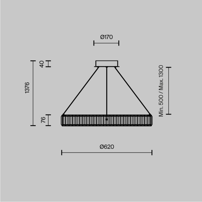 Подвесной светильник Maytoni Krone P097PL-L36BS3K1