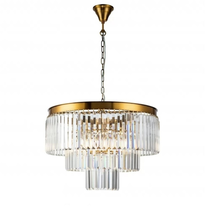 Подвесная люстра iLamp Triumph 7383/8P BRASS