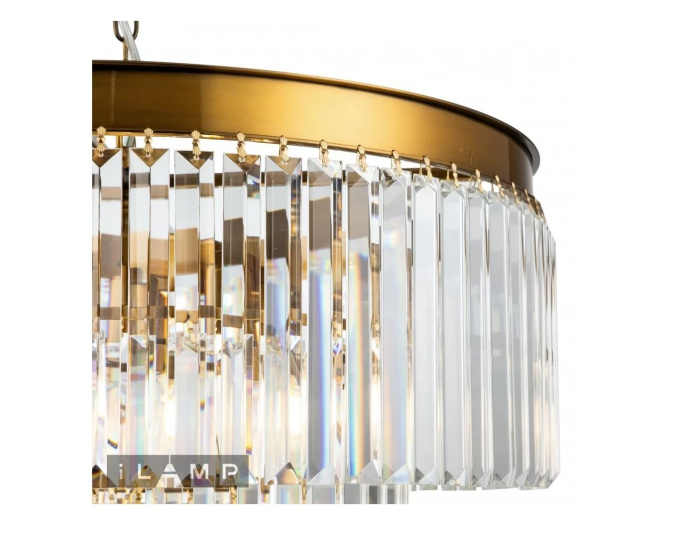 Подвесная люстра iLamp Triumph 7383/8P BRASS