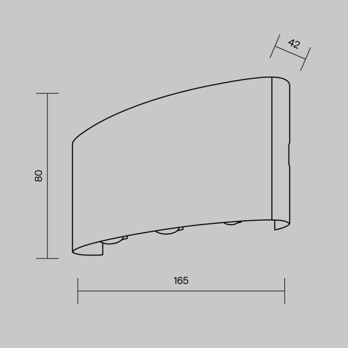 Светильник настенный Maytoni Strato O417WL-L6B3K