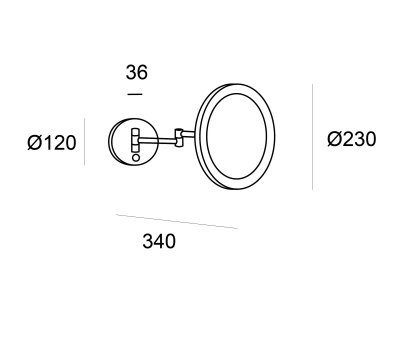 Настенный светильник Leds C4 VANITY