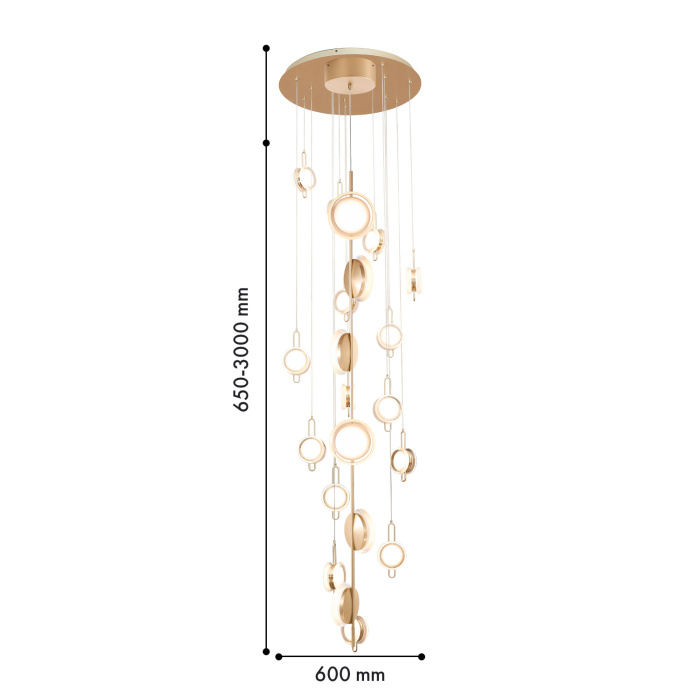 Каскадная люстра Favourite 4334-32P