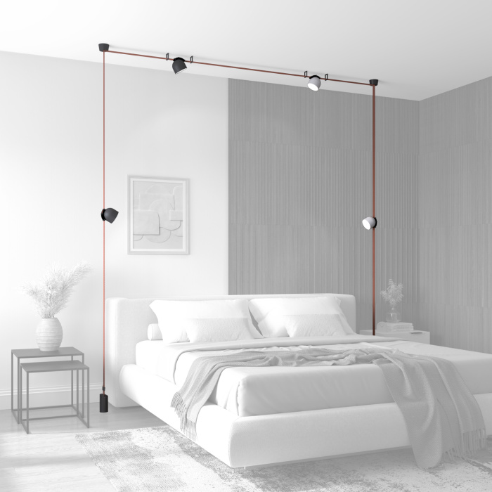 Светильник на шине Denkirs BELTY SPOT DK5543-WH+BK