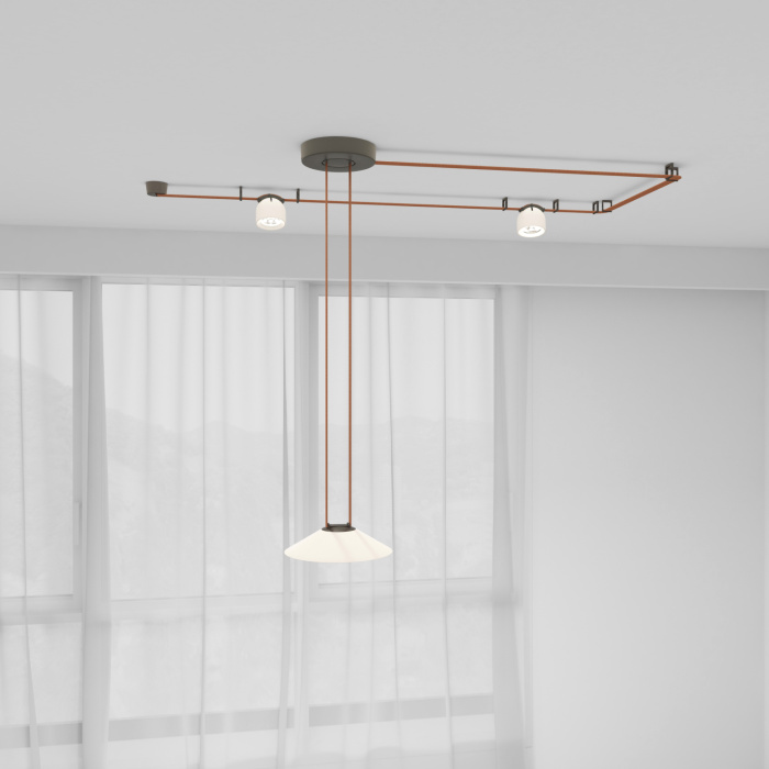 Трек-система Denkirs Belty SET DK55SET02-01-BR