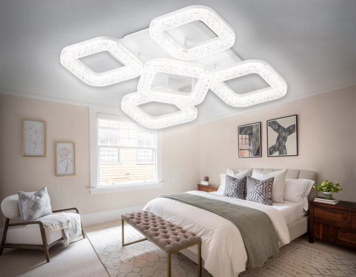 Потолочный светодиодный светильник с пультом Ambrella light FA3914