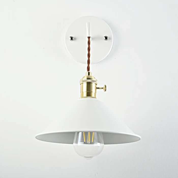 Бра с подвесным плафоном BRAID WALL White ImperiumLoft