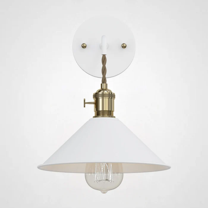 Бра с подвесным плафоном BRAID WALL White ImperiumLoft