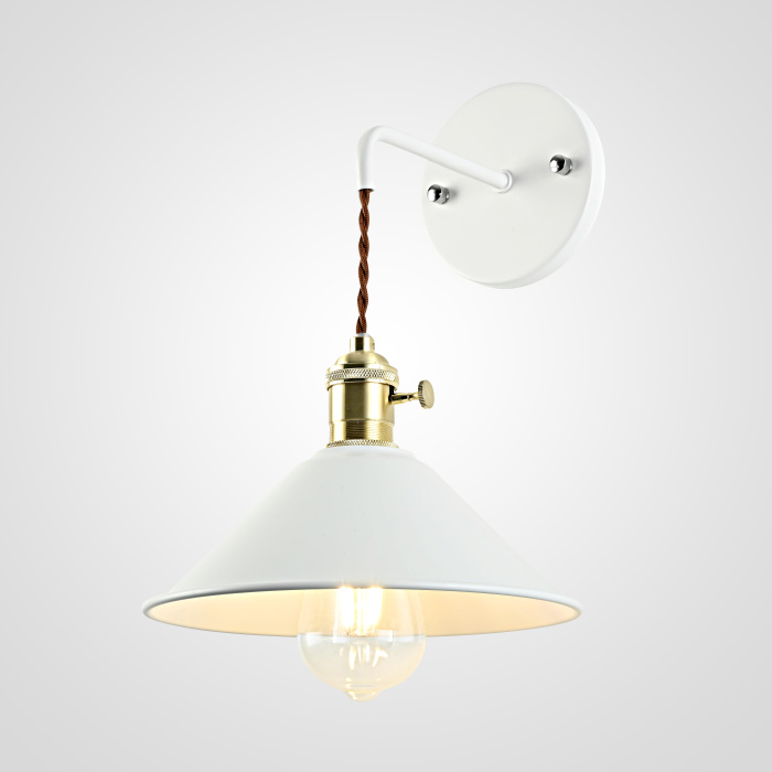 Бра с подвесным плафоном BRAID WALL White ImperiumLoft