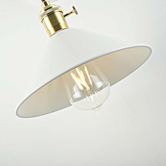 Бра с подвесным плафоном BRAID WALL White ImperiumLoft