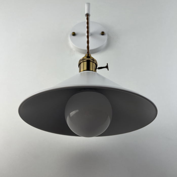 Бра с подвесным плафоном BRAID WALL White ImperiumLoft