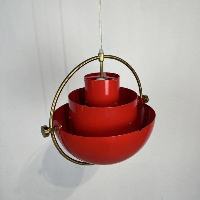 Люстра Louis Weisdorff Gubi Multi-lite Pendant Red ImperiumLoft