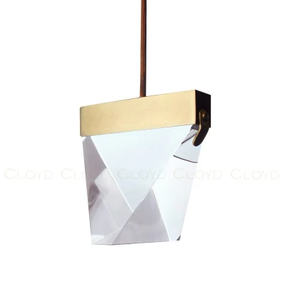 Подвесной светильник Cloyd GRAVITON-B P1 / шир. 9 см - латунь (арт.10757)