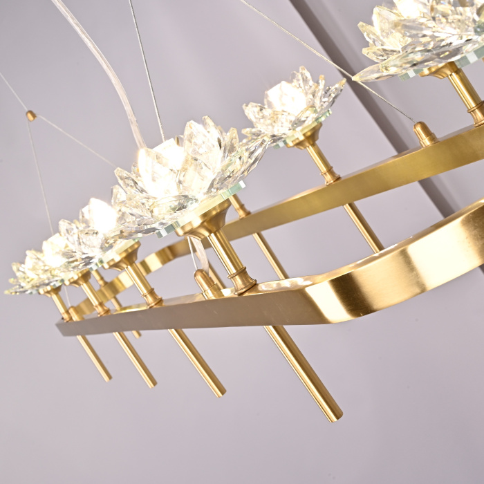 Подвесная люстра LOTOS LONG 10 ImperiumLoft