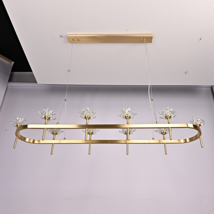 Подвесная люстра LOTOS LONG 10 ImperiumLoft