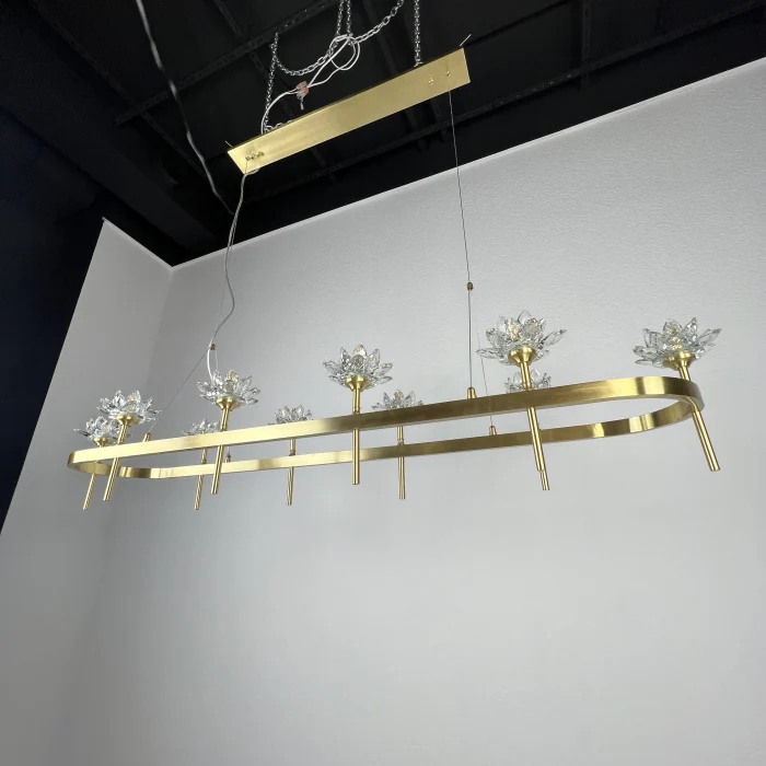 Подвесная люстра LOTOS LONG 10 ImperiumLoft