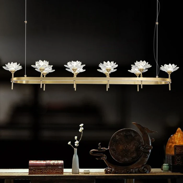 Подвесная люстра LOTOS LONG 10 ImperiumLoft