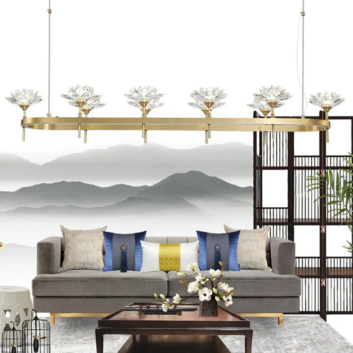 Подвесная люстра LOTOS LONG 10 ImperiumLoft