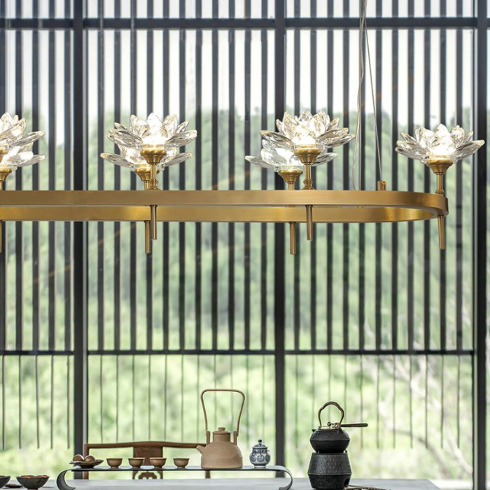 Подвесная люстра LOTOS LONG 10 ImperiumLoft