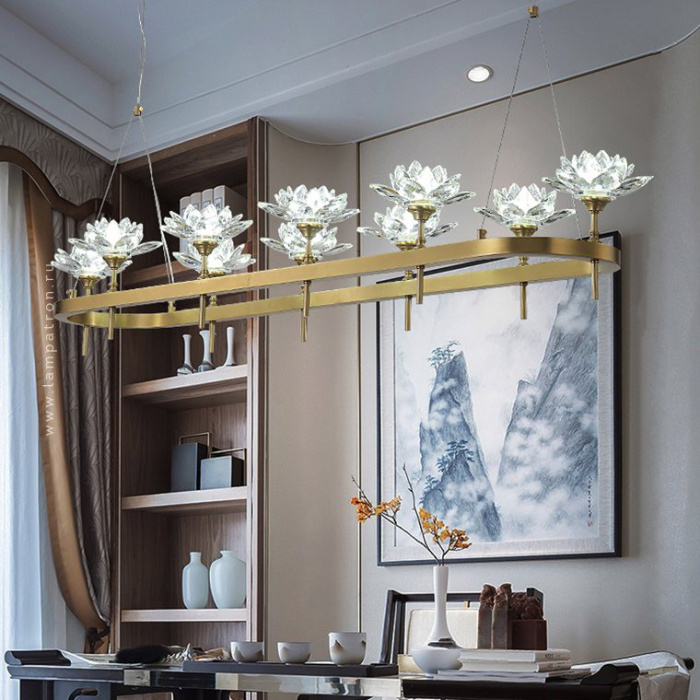 Подвесная люстра LOTOS LONG 10 ImperiumLoft