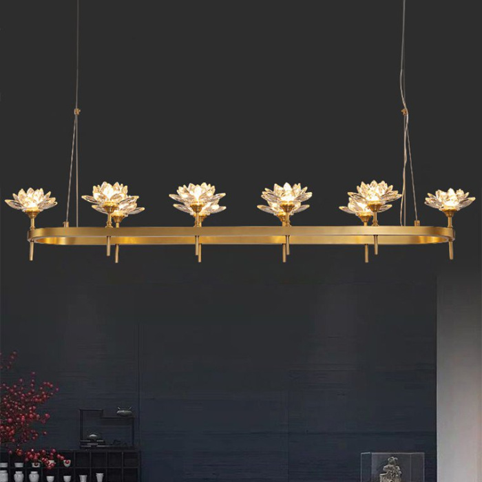 Подвесная люстра LOTOS LONG 10 ImperiumLoft