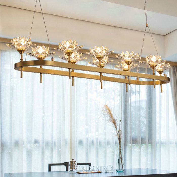 Подвесная люстра LOTOS LONG 10 ImperiumLoft