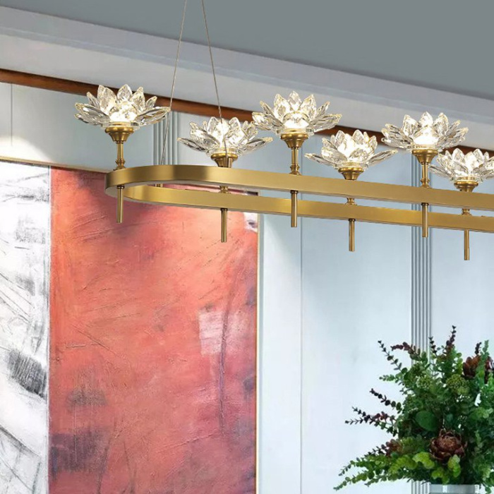 Подвесная люстра LOTOS LONG 10 ImperiumLoft