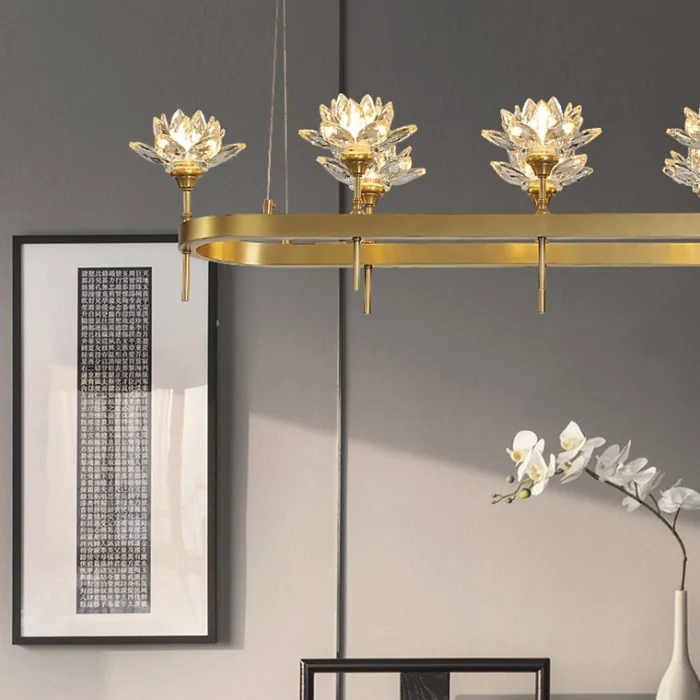 Подвесная люстра LOTOS LONG 10 ImperiumLoft