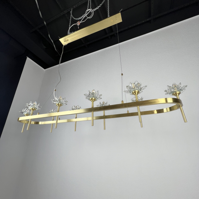 Подвесная люстра LOTOS LONG 10 ImperiumLoft