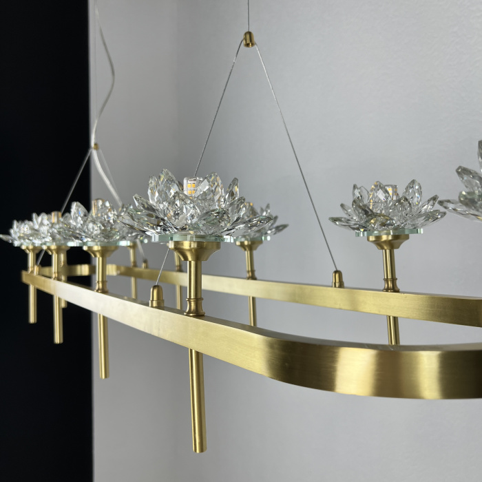 Подвесная люстра LOTOS LONG 10 ImperiumLoft