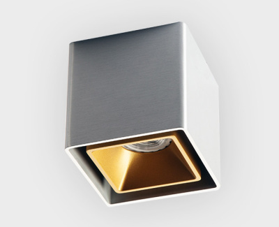 Светильник потолочный ITALLINE FASHION FX1 alu + FASHION FXR gold