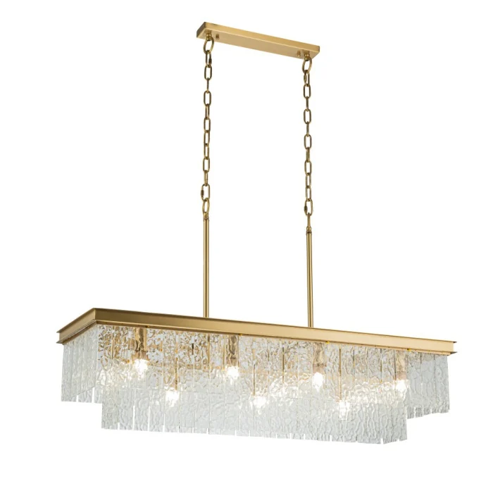 Подвесная люстра Belfast Harland 6308-10C BR CL