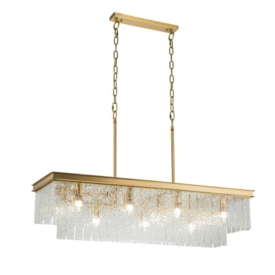 Подвесная люстра Belfast Harland 6308-10C BR CL