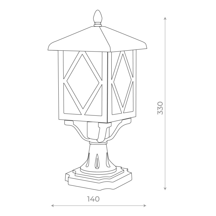 Светильник уличный подвесной SL084.403.01 ST LUCE