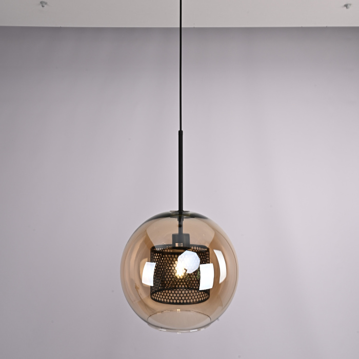 Подвесной светильник CATCH AMBER Ball L D30 ImperiumLoft